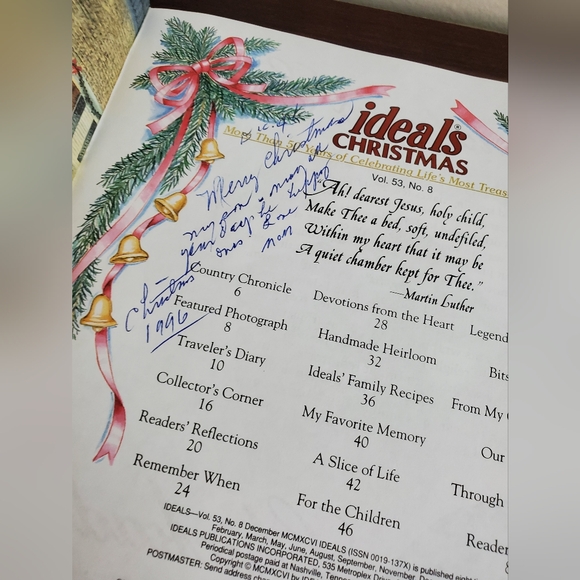 Vtg 1996, Ideals Christmas Magazine, Great Illustrations & Stories Vol 53 No 8 - Picture 7 of 8